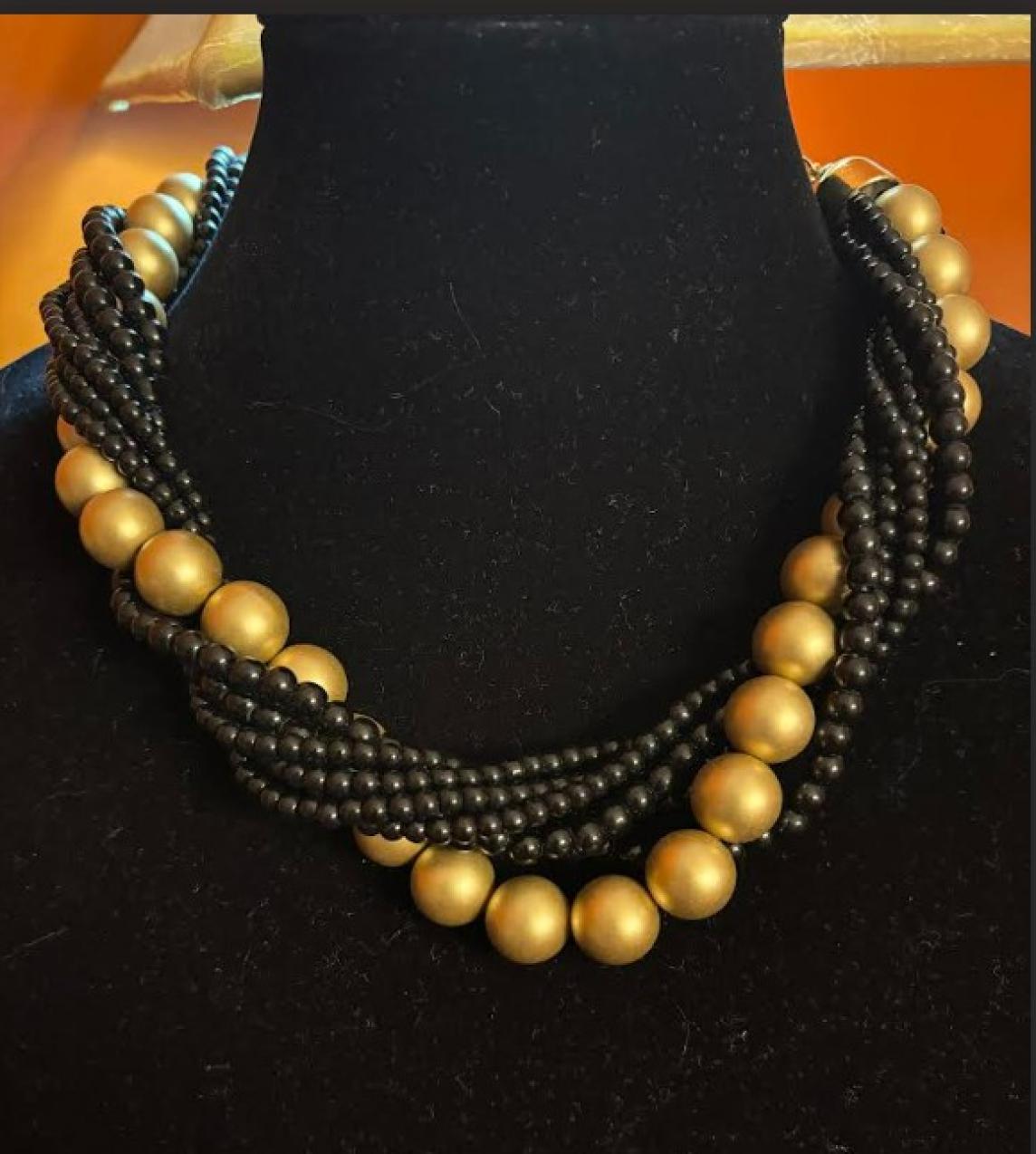 Black and Gold Twisted 2