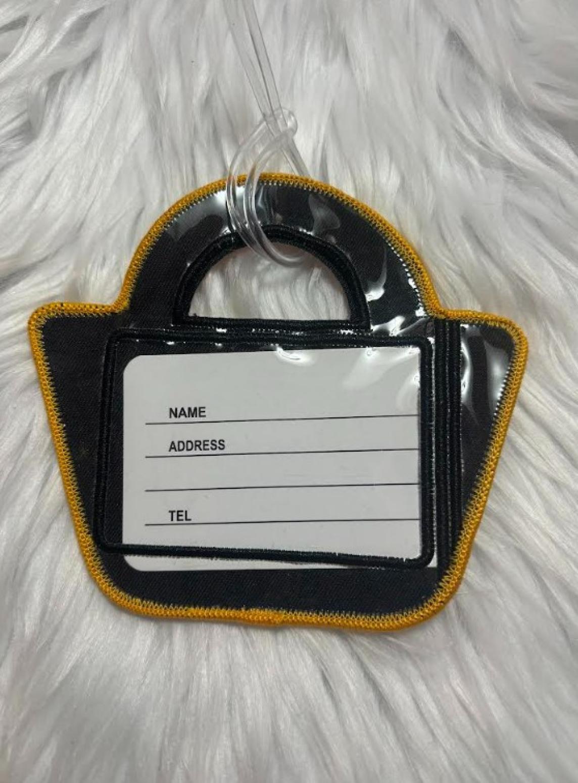 Eta Phi Beta Luggage Tag Back