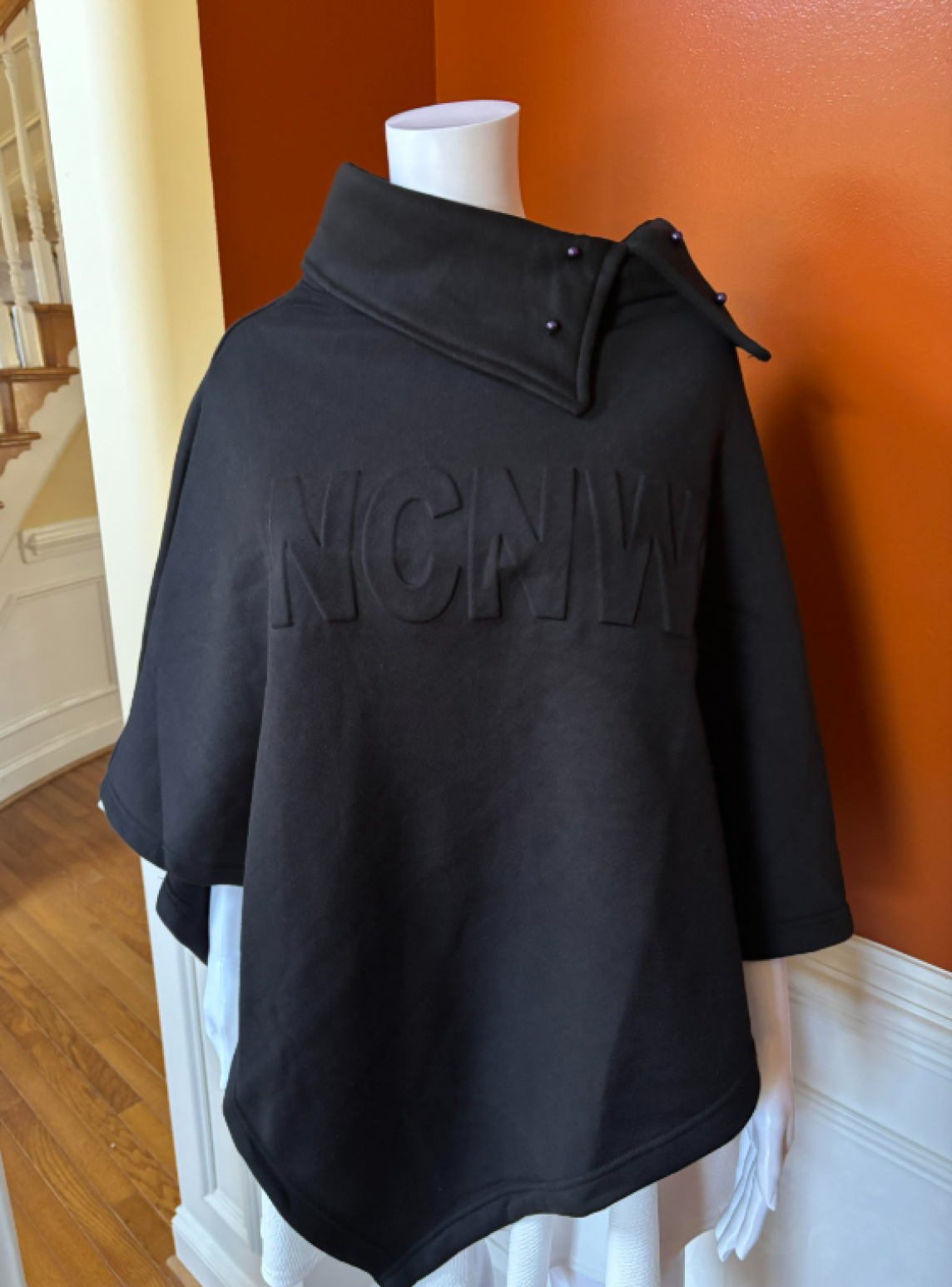 NCNW Black Poncho