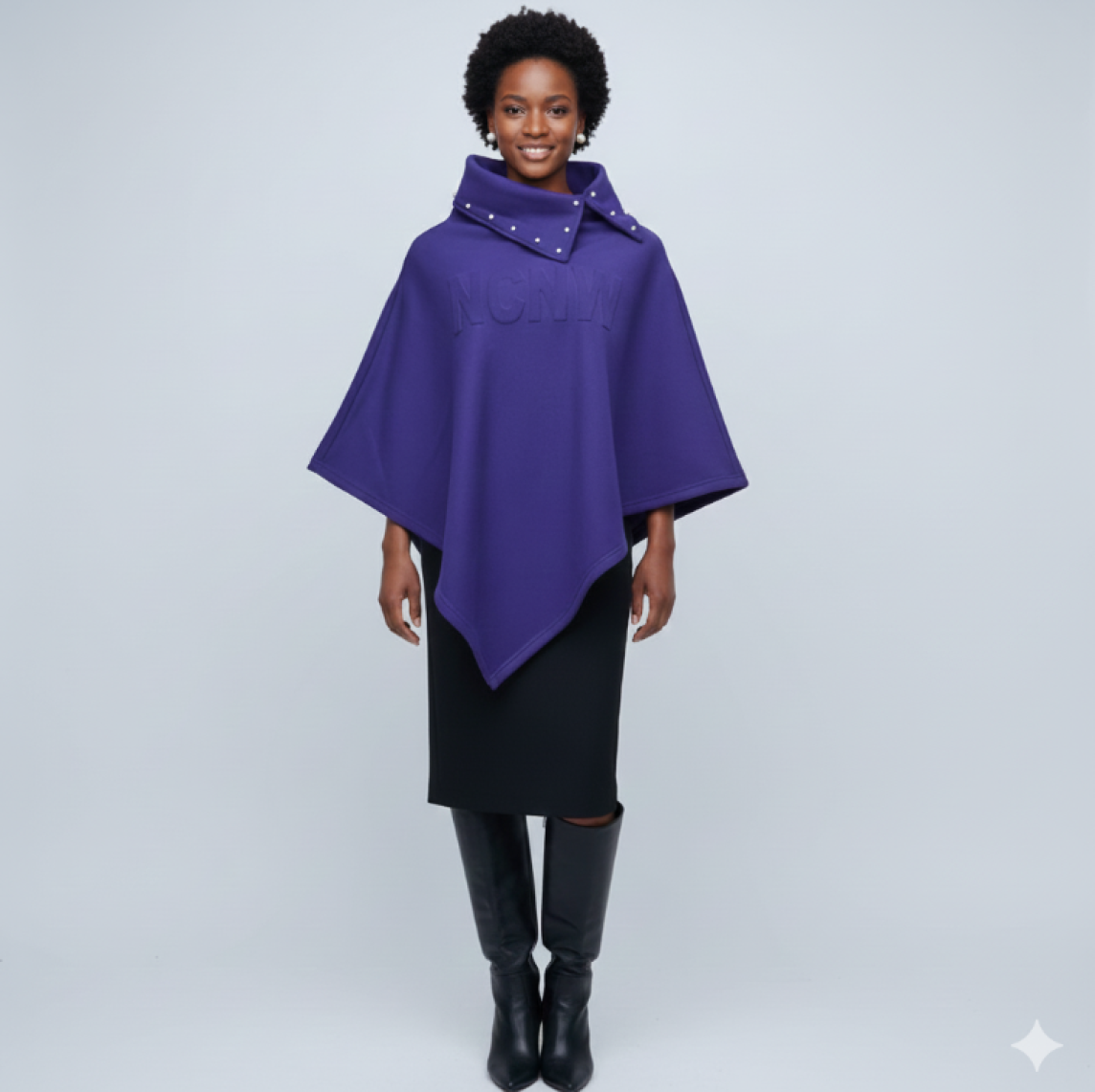 NCNW Purple Poncho