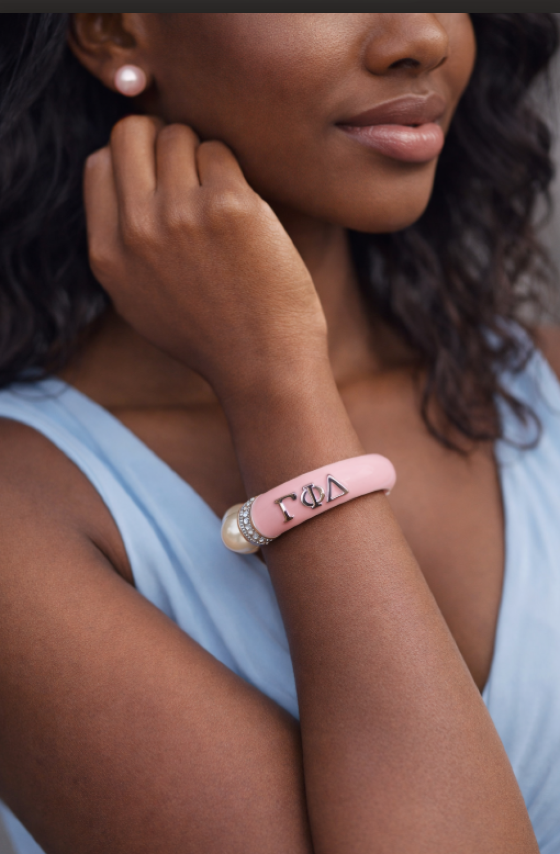 Gamma Phi Delta Cuff Bracelet