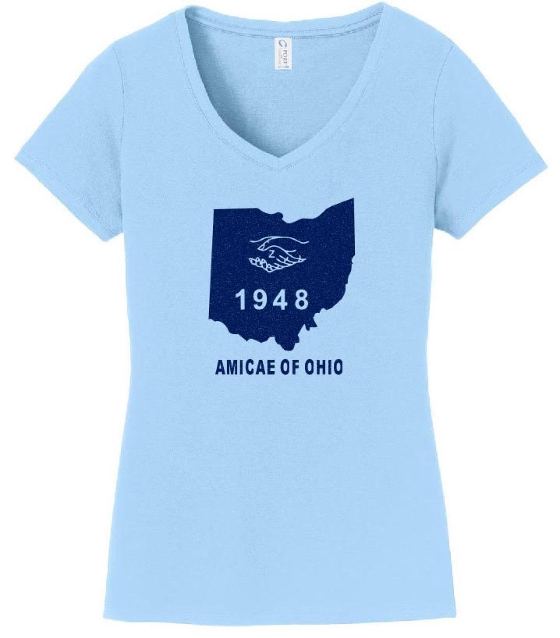 AMICAE State of OHIO Glitter Tee 