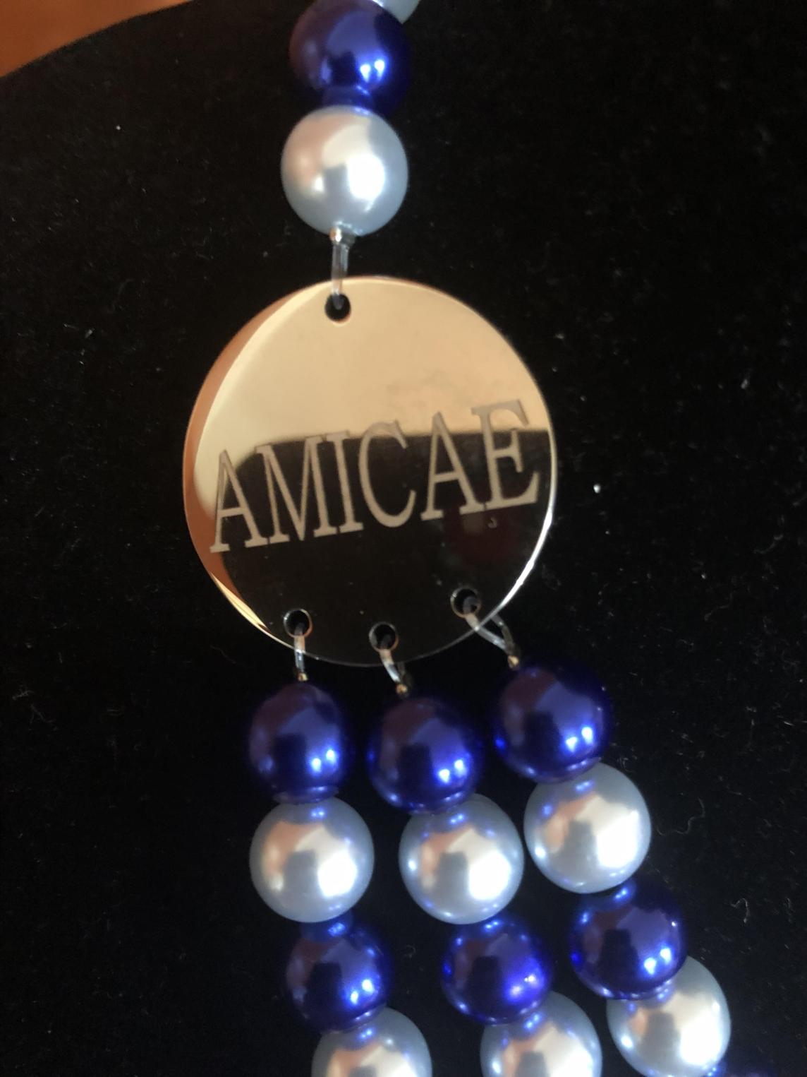 NEW!!! Amicae Short Multi-Strand Peals Necklace