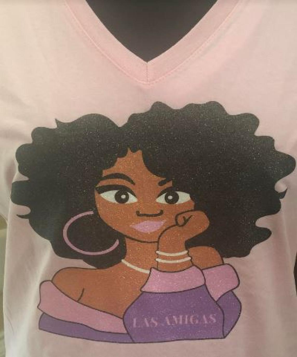 Las Amigas Diva Tee - Glitter 