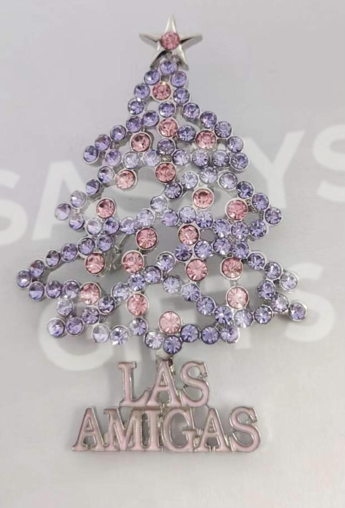 Las Amigas Christmas Tree Pin