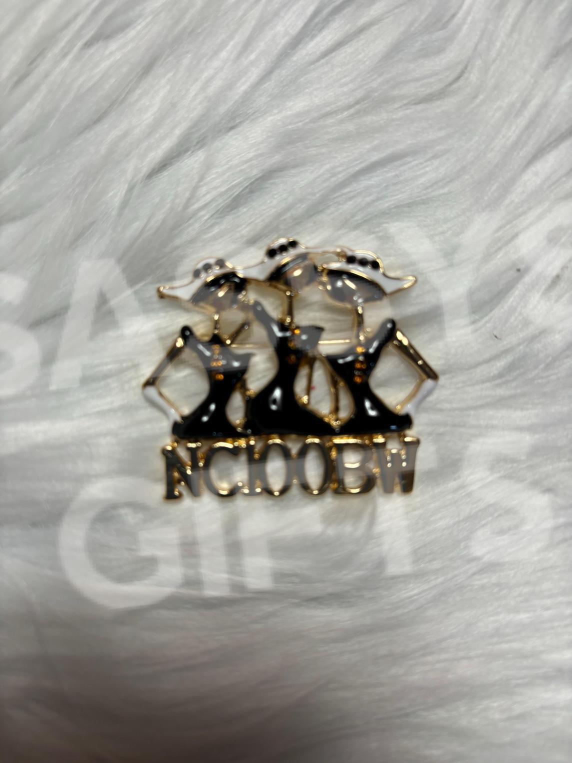 NC100BW Sisters Pin