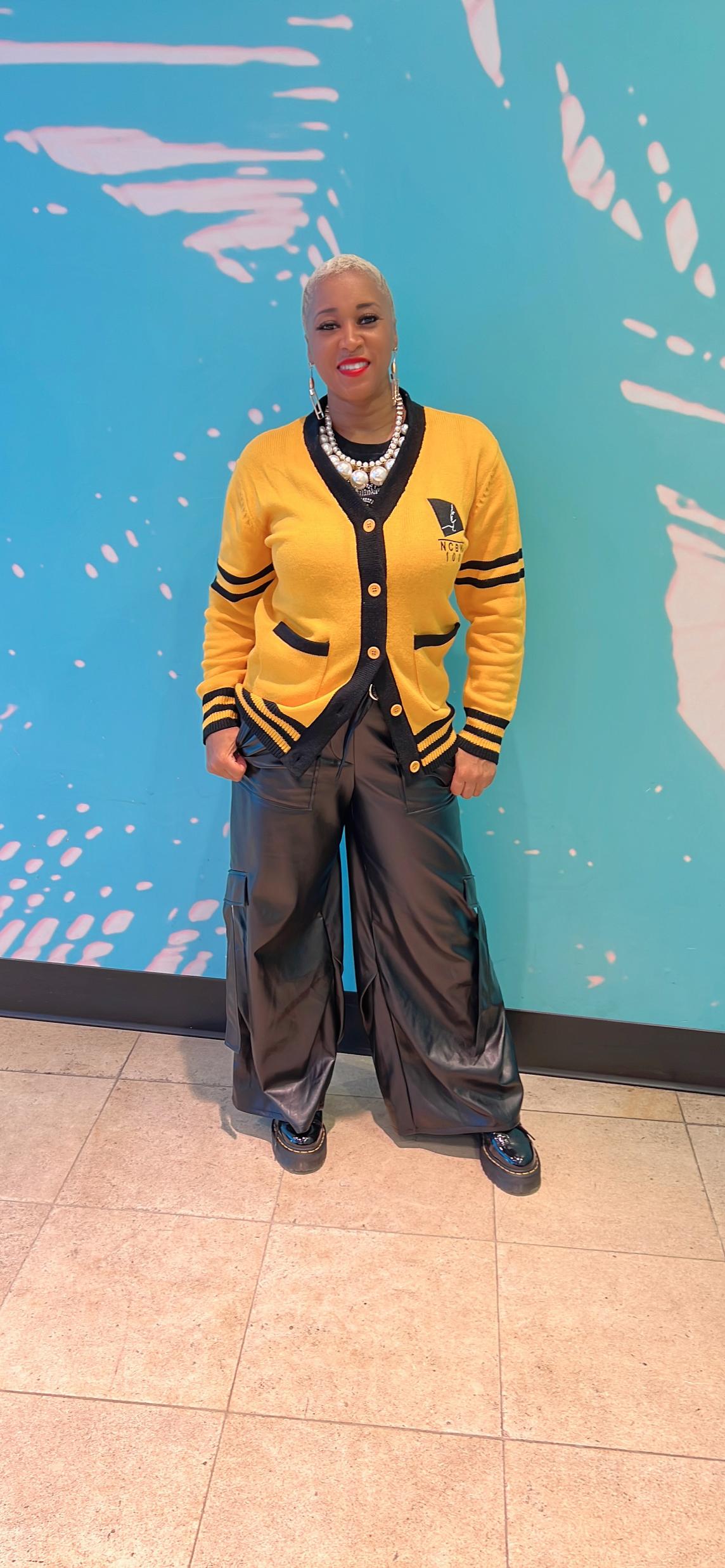 NCBW100 Gold Unisex Cardigan 