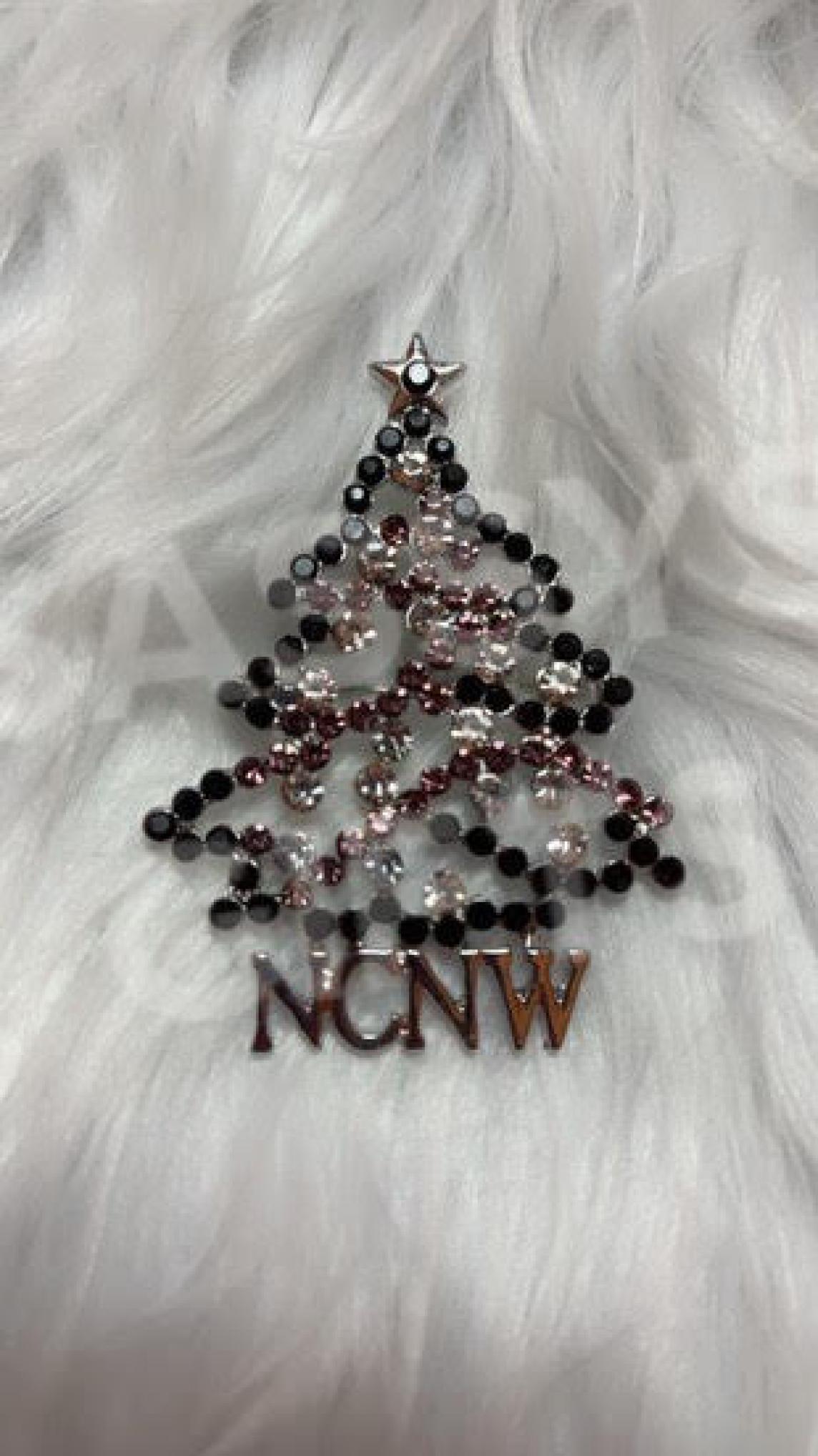 NCNW Large Christmas Tree Pin