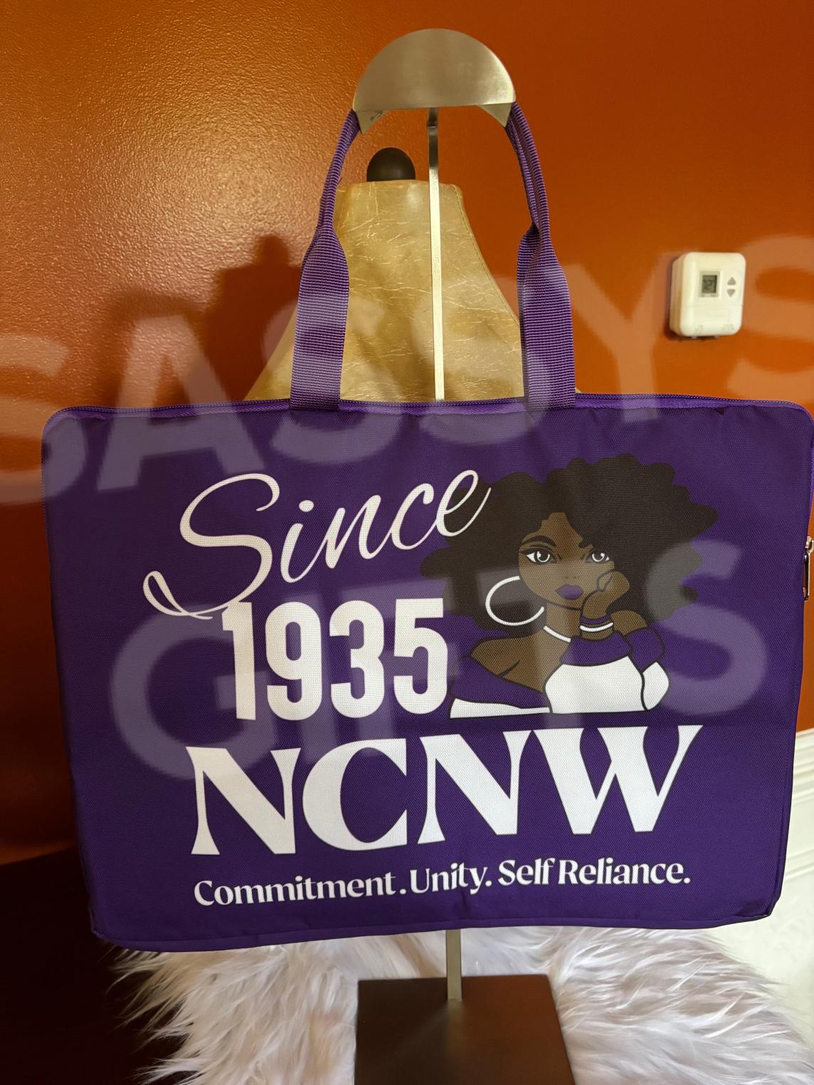 NCNW Canvas Padded Diva Laptop Bag