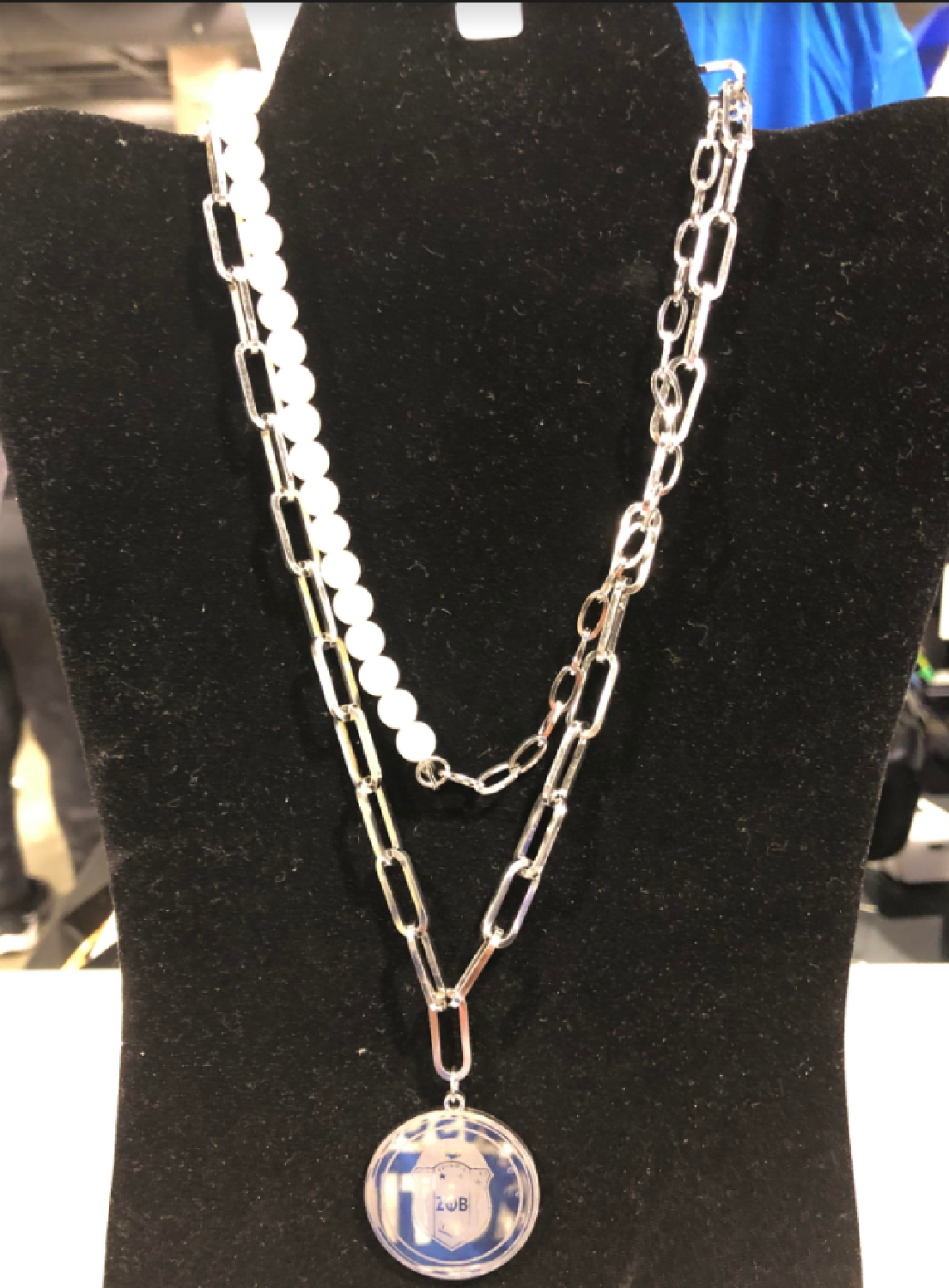 NEW!!!!!  Pearls and Links Necklace