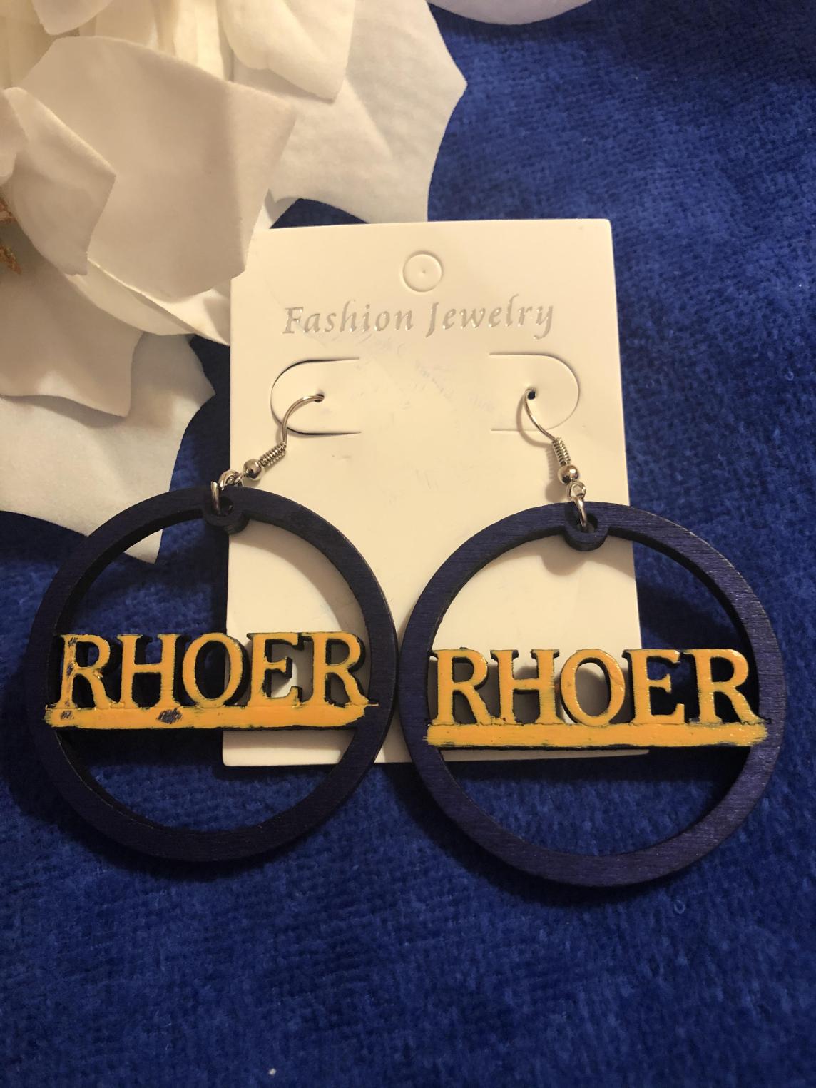 RHOER Wooden Earrings