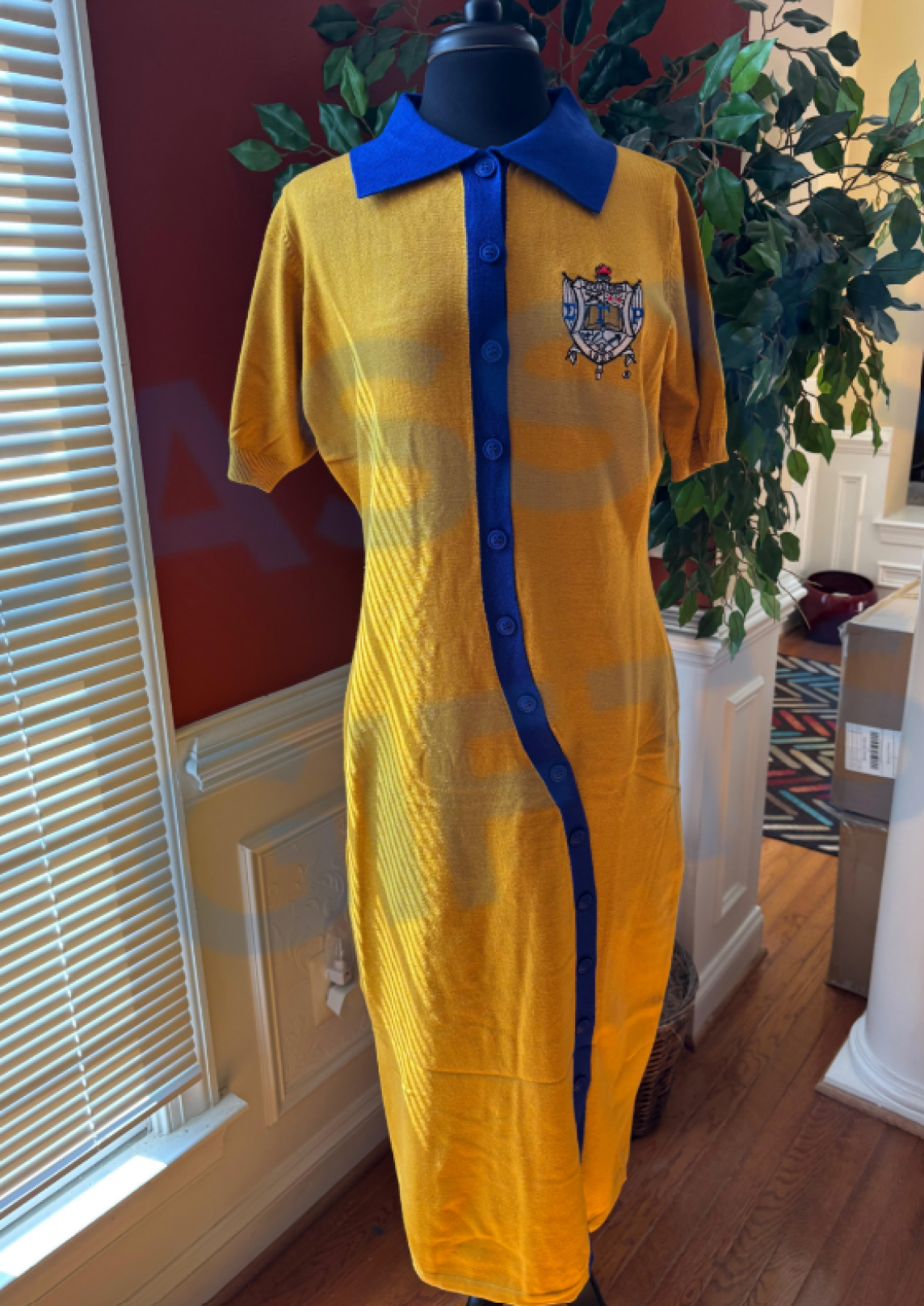 SGRho Gold Knit Dress/Duster 