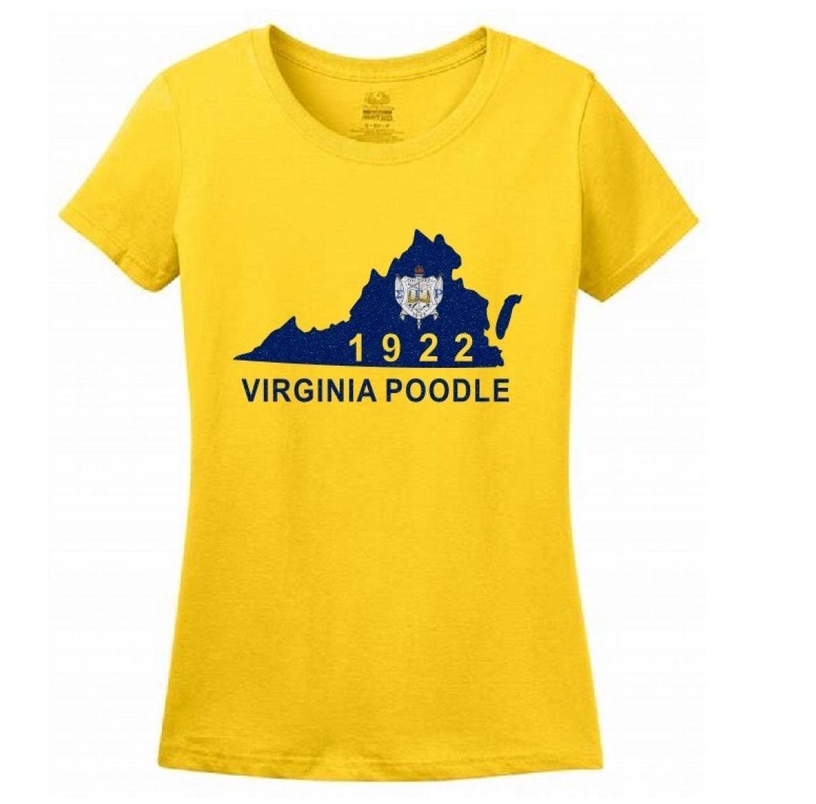 SGRho Virginia Poodles Glitter Tee 