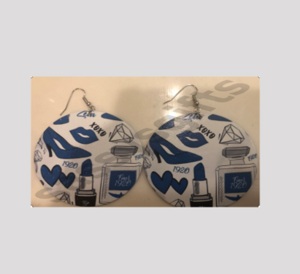 Zeta Accessories Wooden Earrings