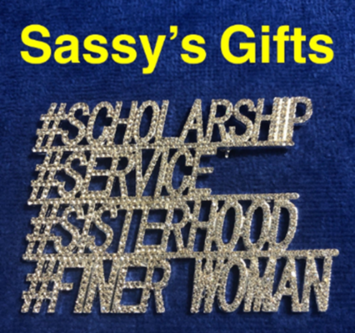 Zeta Principles Rhinestones Pin - SALE