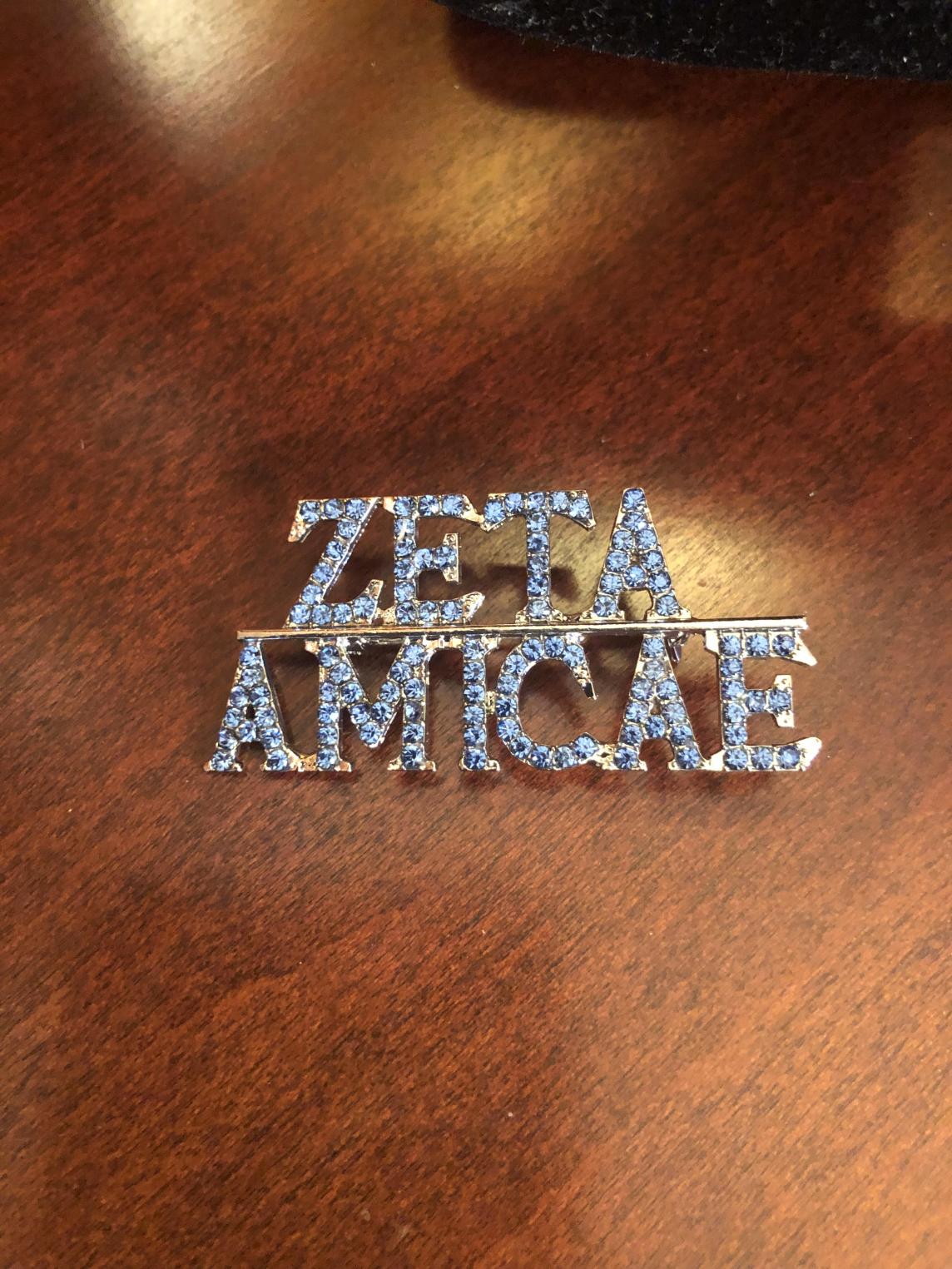 Zeta Amicae Rhinestone Pin - SOLDOUT