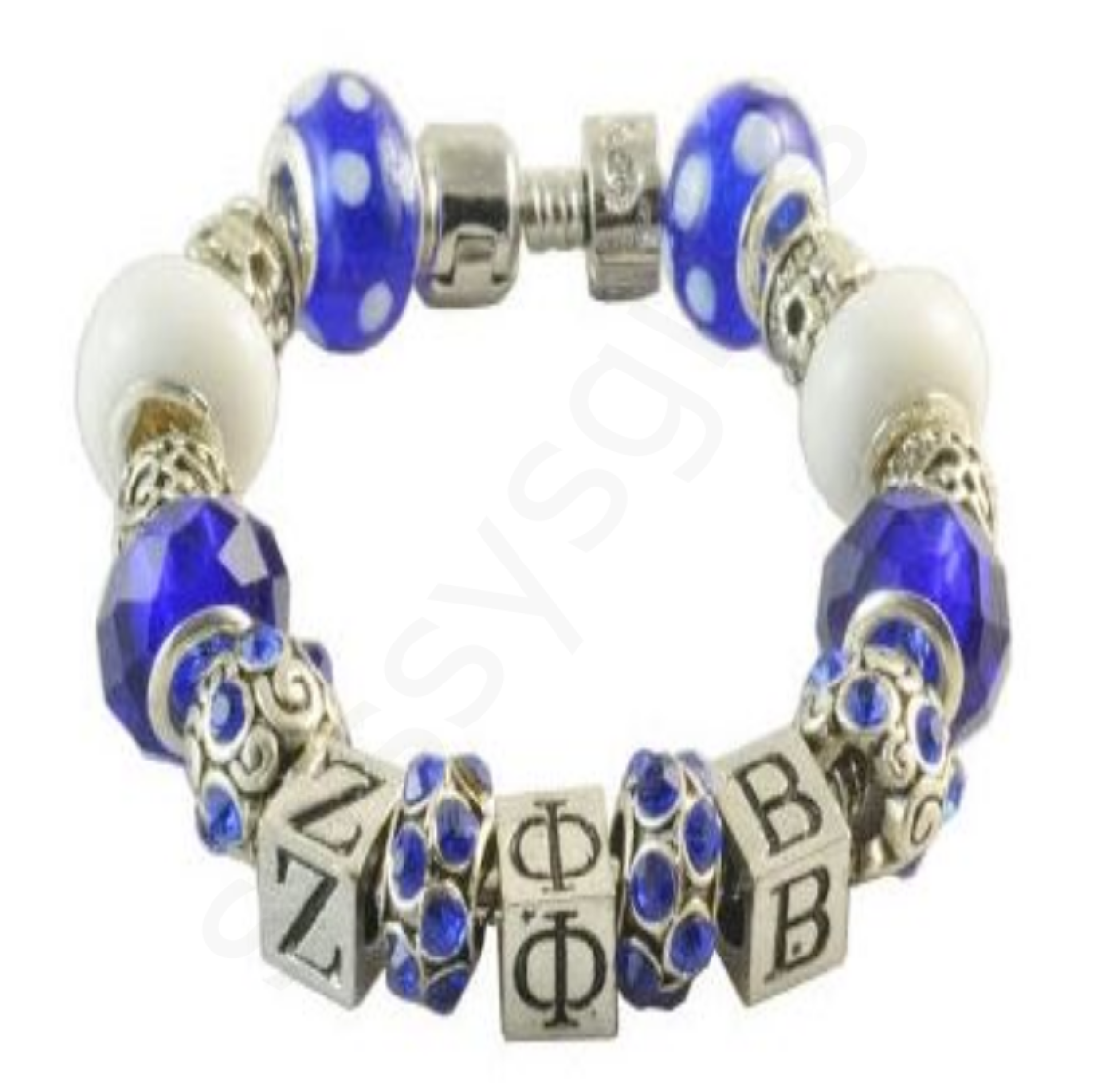 Zeta Phi Beta Pandora Style Bracelet