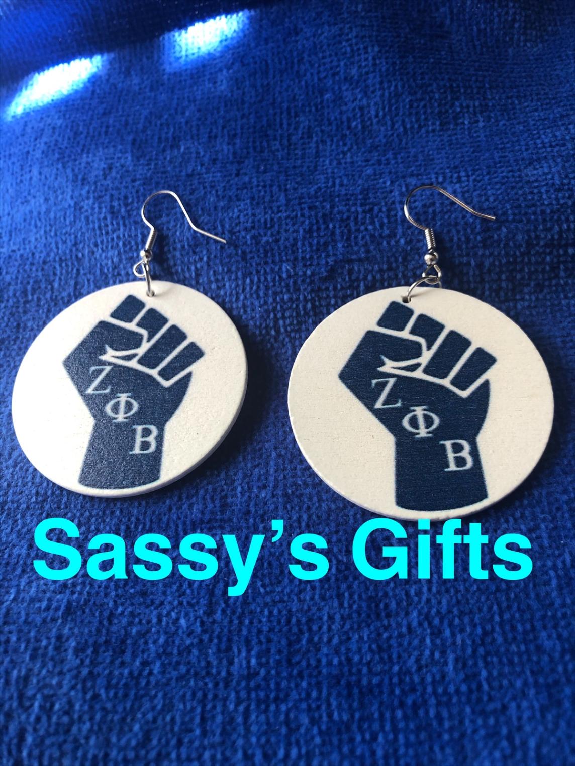 Zeta Power Wooden Earrings