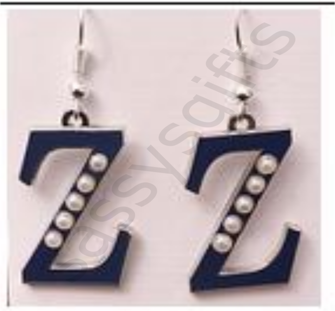 Zeta Phi Beta Z Earrings
