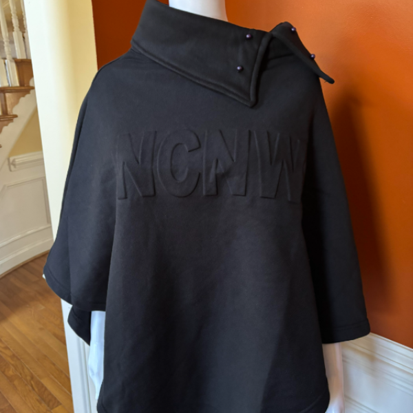 NCNW Black Poncho
