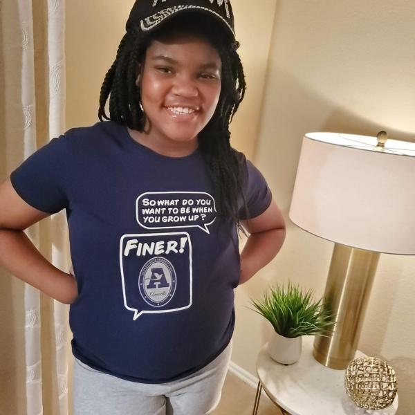 AMICETTE FINER TEE.  WHAT DO YOU WANT TO BE? Youth Sizes 