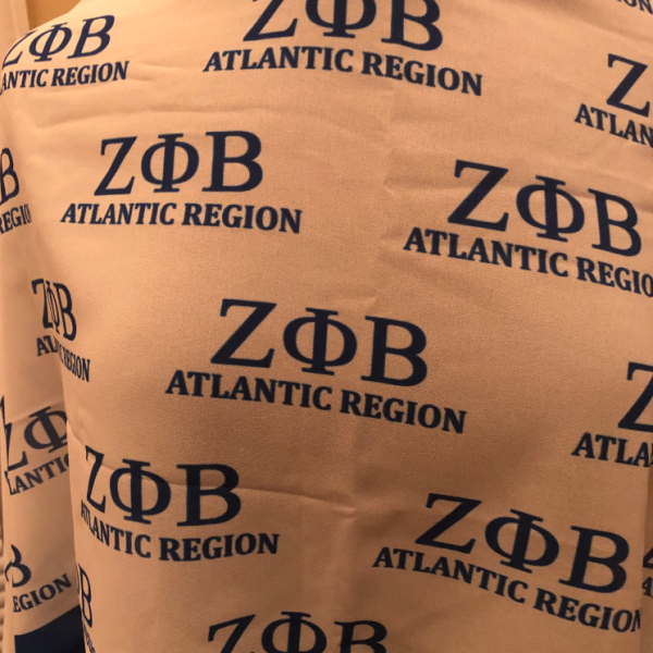 Zeta Phi Beta Atlantic Region Oblong Scarf