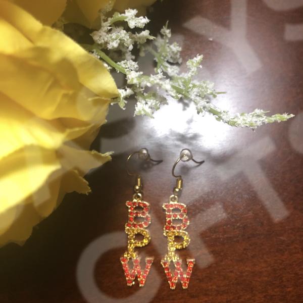 BPW Rhinestone Earrings - SALE