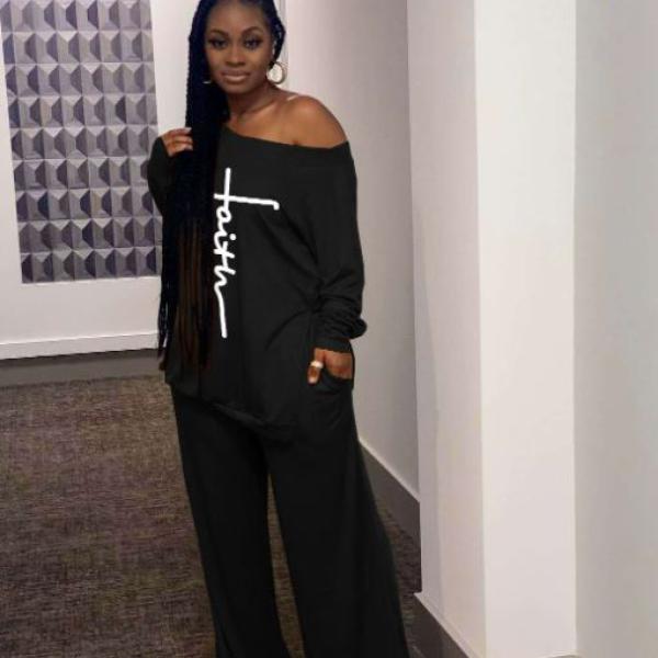 Black FAITH Pantssuit 