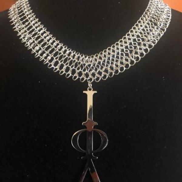 Iota Phi Lambda Stainless-Steel Choker Style Necklace