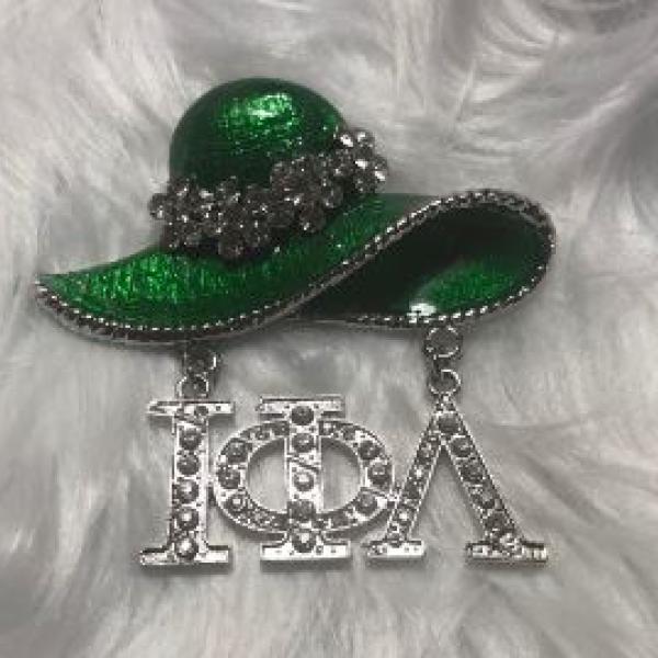 Iotal Phi Lambda Epoxy Rhinestones Hat Pin