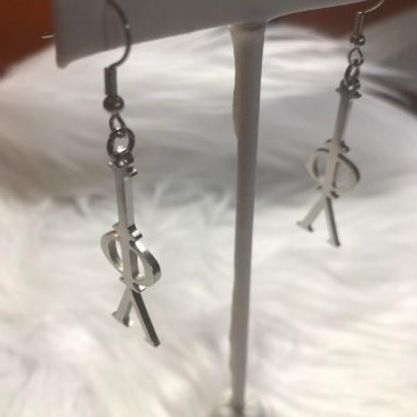 Iota Phi Lambda Stainless Steel Earrings