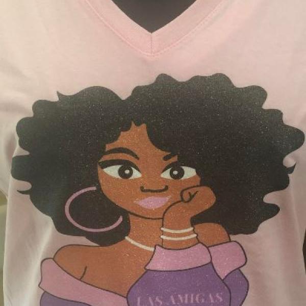 Las Amigas Diva Tee - Glitter 