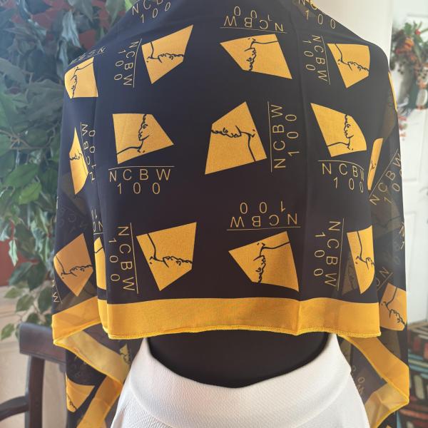 NCBW100 Black Oblong Scarf