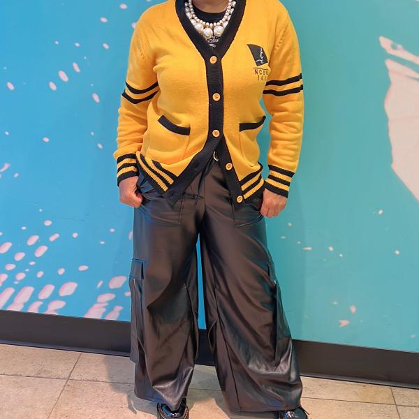 NCBW100 Gold Unisex Cardigan 