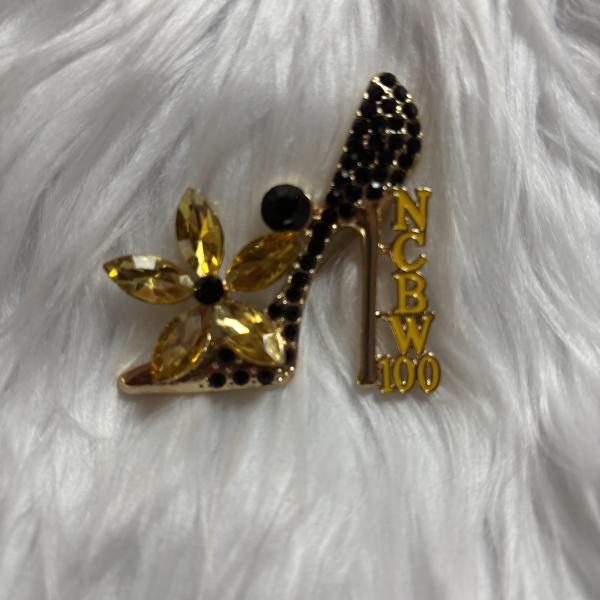NCBW100 Rhinestones Shoe Pin
