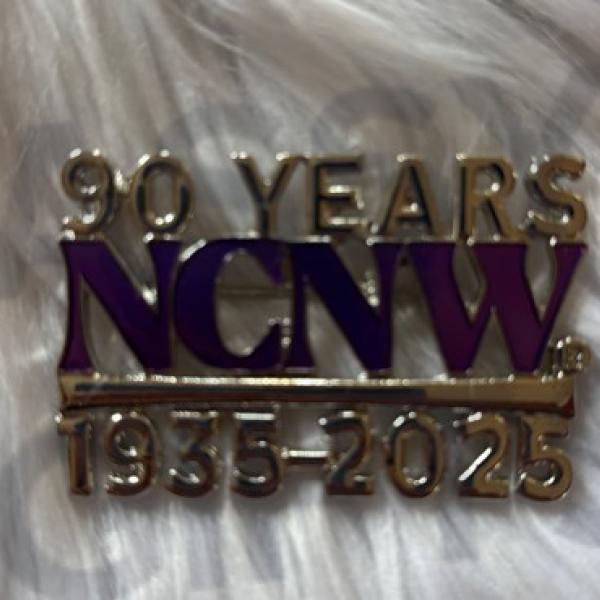 NCNW 90 Year Anniversary Pin