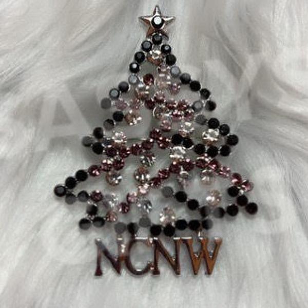 NCNW Large Christmas Tree Pin