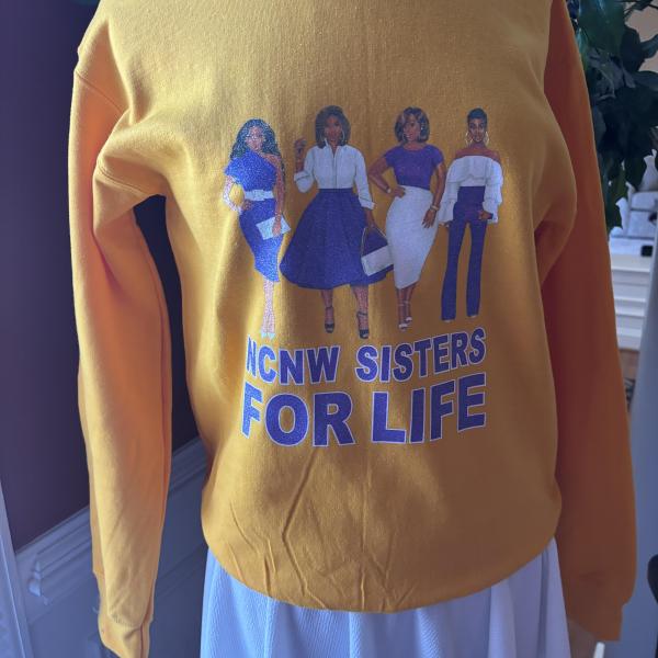 NCNW Sisters for Life Sweatshirt - Unisex Size 