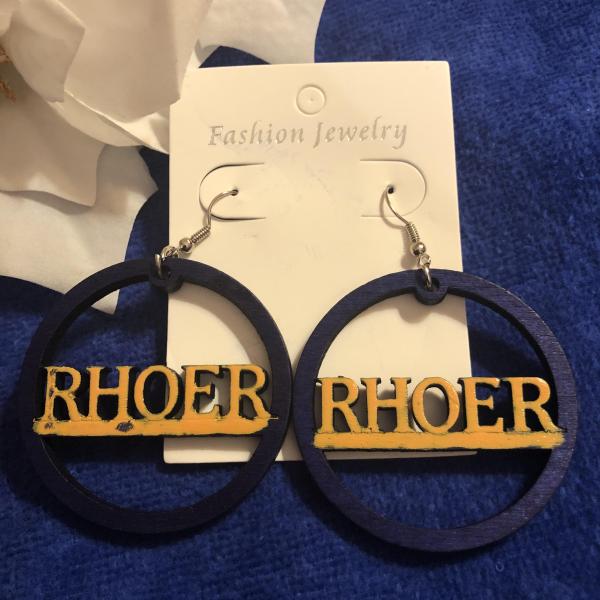 RHOER Wooden Earrings