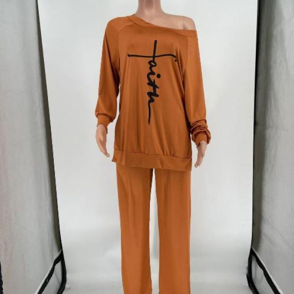 Rust FAITH Pantsuit 