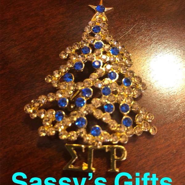 SGRho Christmas Tree Pin