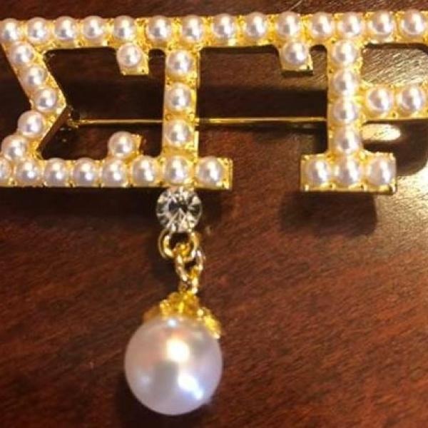 SGRho Pearl Drop Pin