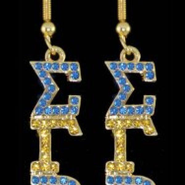 SGRho Rhinestone Earrings