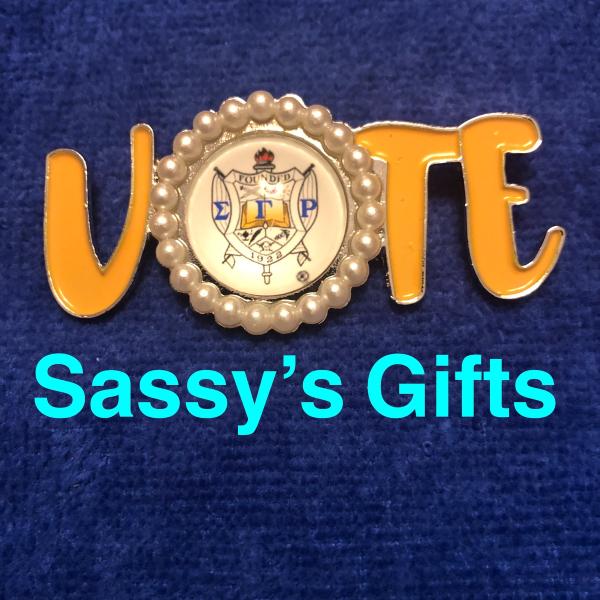SGRho VOTE Pin