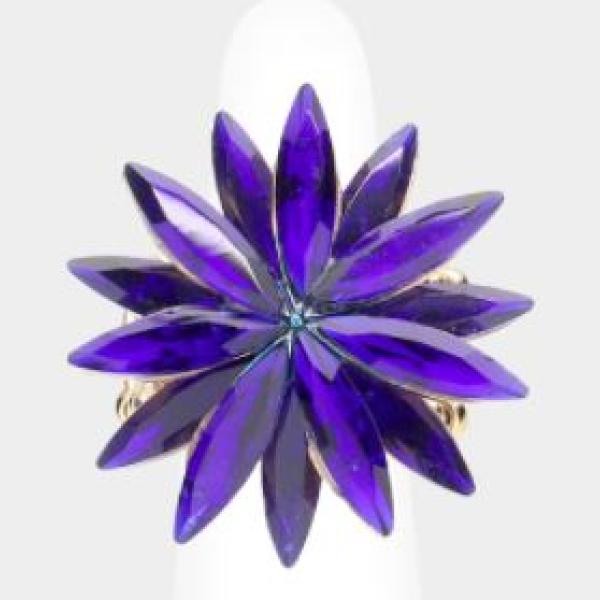 Sapphire Star Cocktail Ring