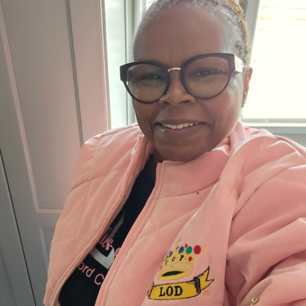 TLOD Pink Velvet-Like Rhinestone Jacket