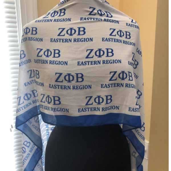 Zeta Phi Beta Eastern Region Oblong Scarf