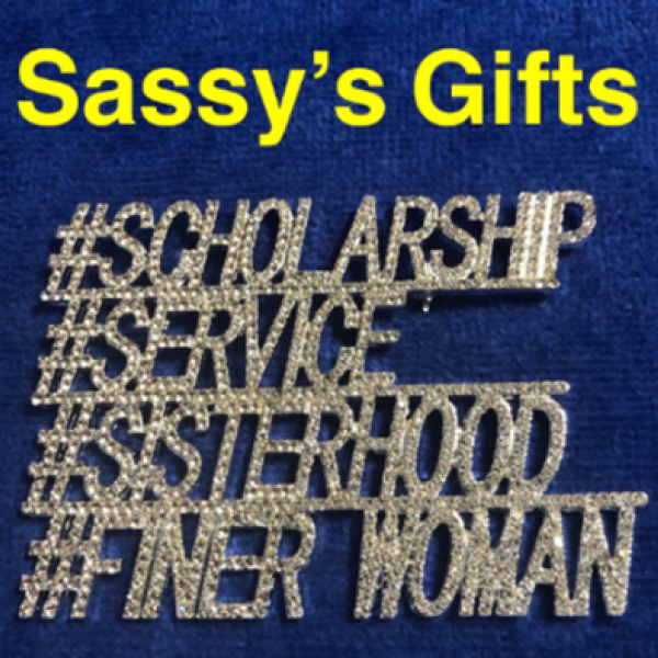 Zeta Principles Rhinestones Pin - SALE