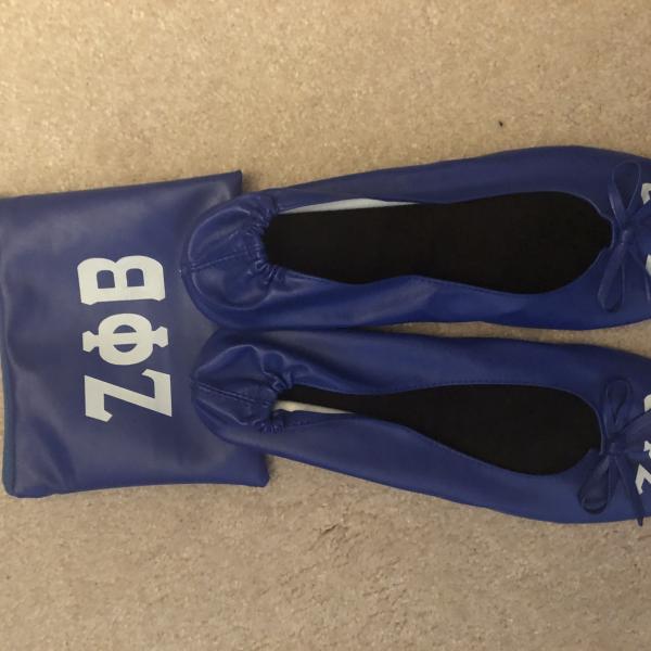 Zeta Blue Ballerina Slippers 