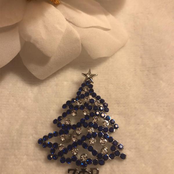 Zeta Phi Beta Christmas Tree Pin 